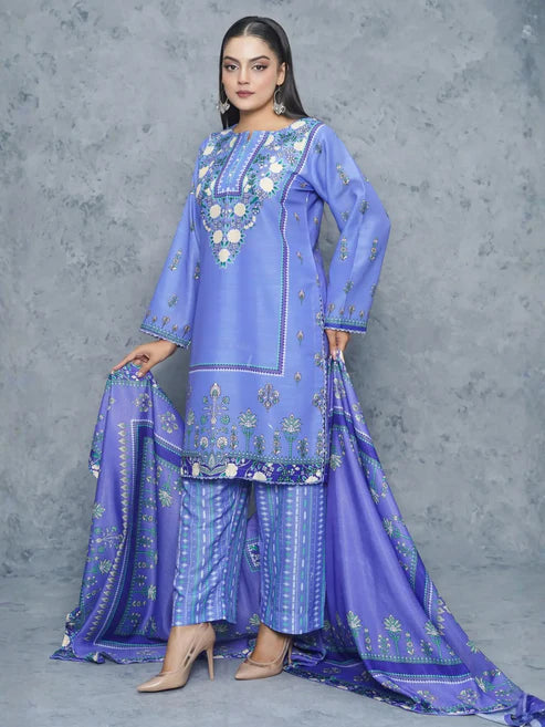 Dhanak 3Piece Stitched Suit