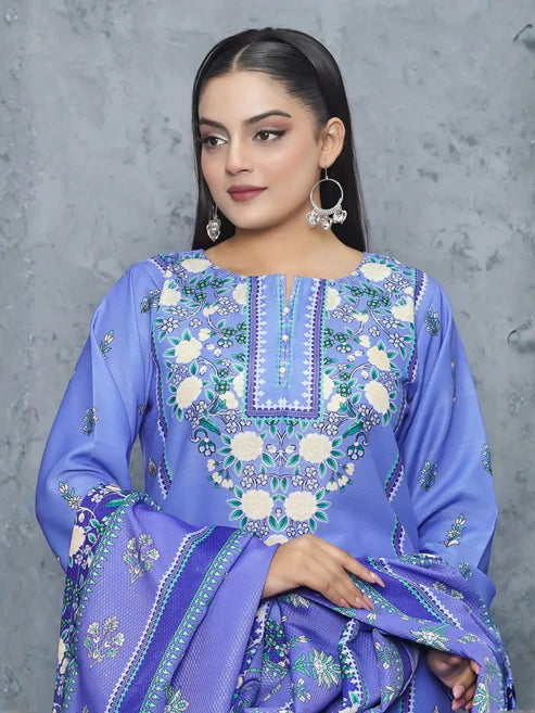 Dhanak 3Piece Stitched Suit