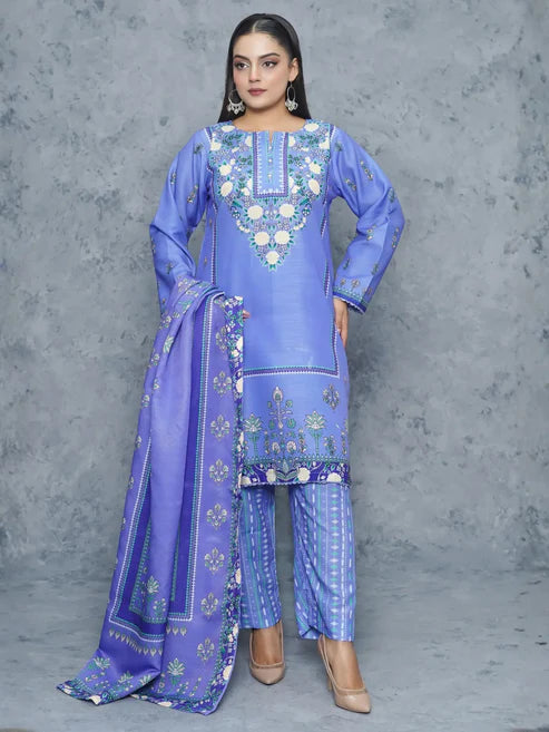 Dhanak 3Piece Stitched Suit
