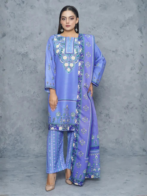 Dhanak 3Piece Stitched Suit