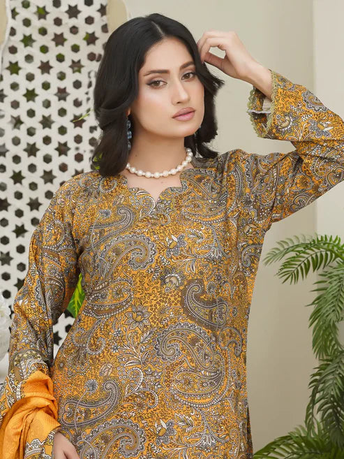 Bin Saeed 3Pc Stitched Suit