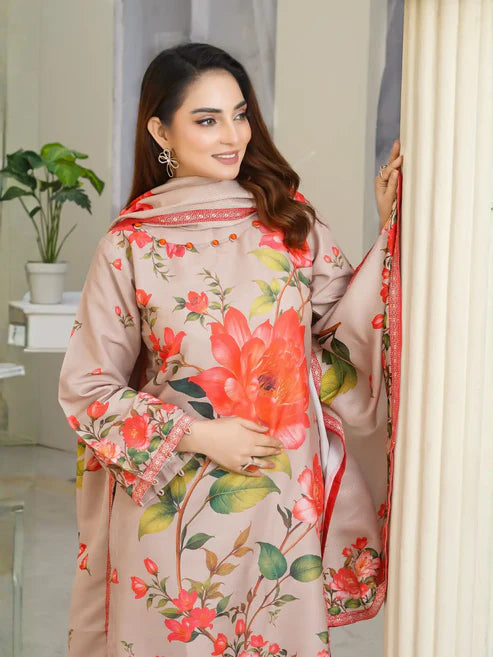 Jazmin 3Piece Stitched Suit
